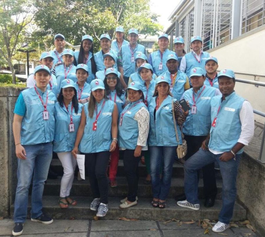 Equipo de Corposinergia en territorio